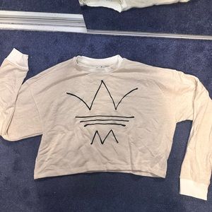 Adidas Trefoil Cropped Crew